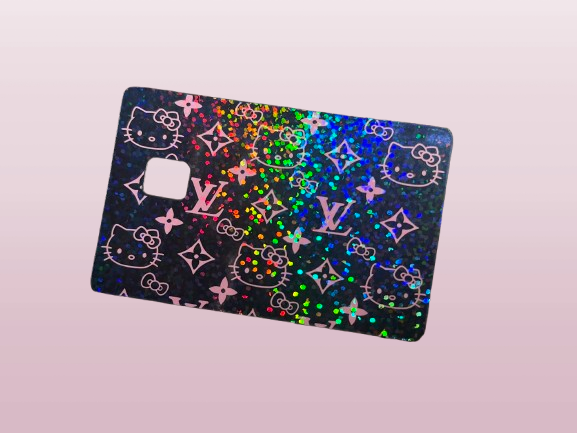 Kitty Luxury Credit Card Sticker