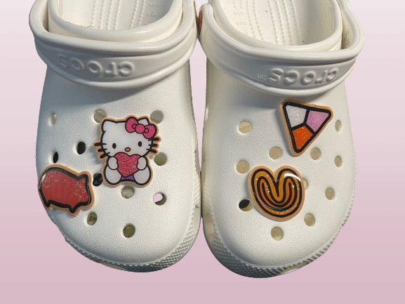 Pan Dulce Kitty Croc Charms