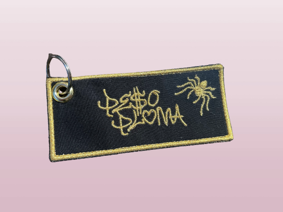 Spider Peso Pluma Jet Tag Keychains