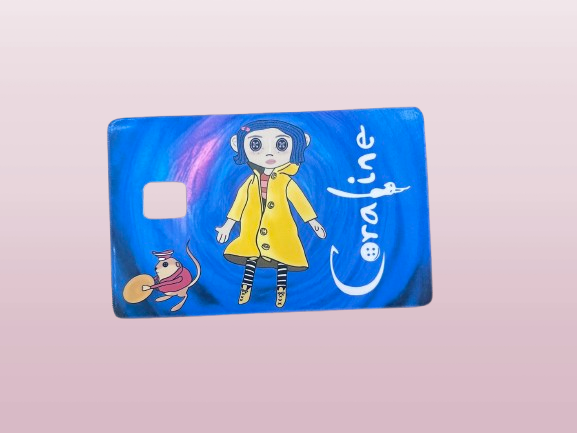 Coraline Credit Card Sticker