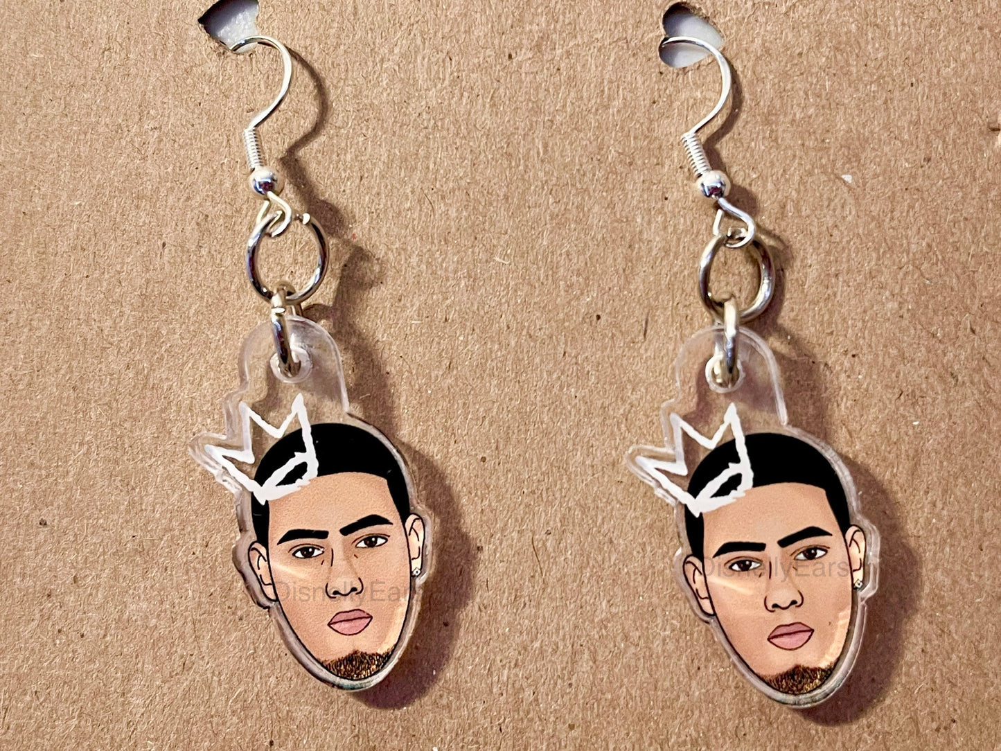 Myke Towers Acrylic earrings
