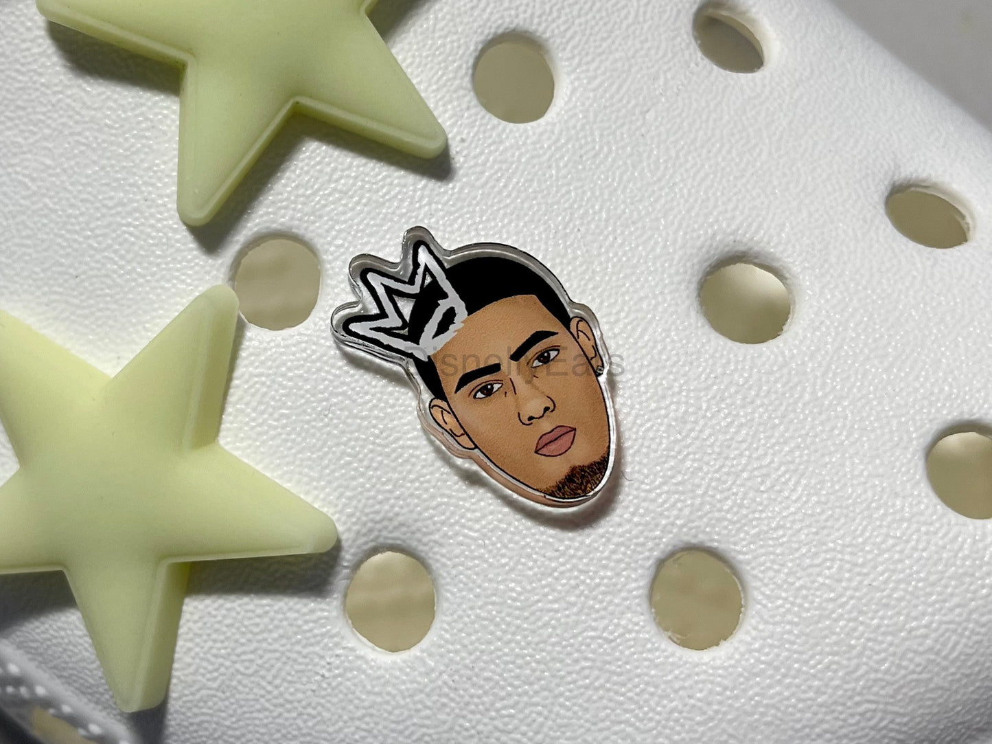 Myke Towers Acrylic Croc Charm