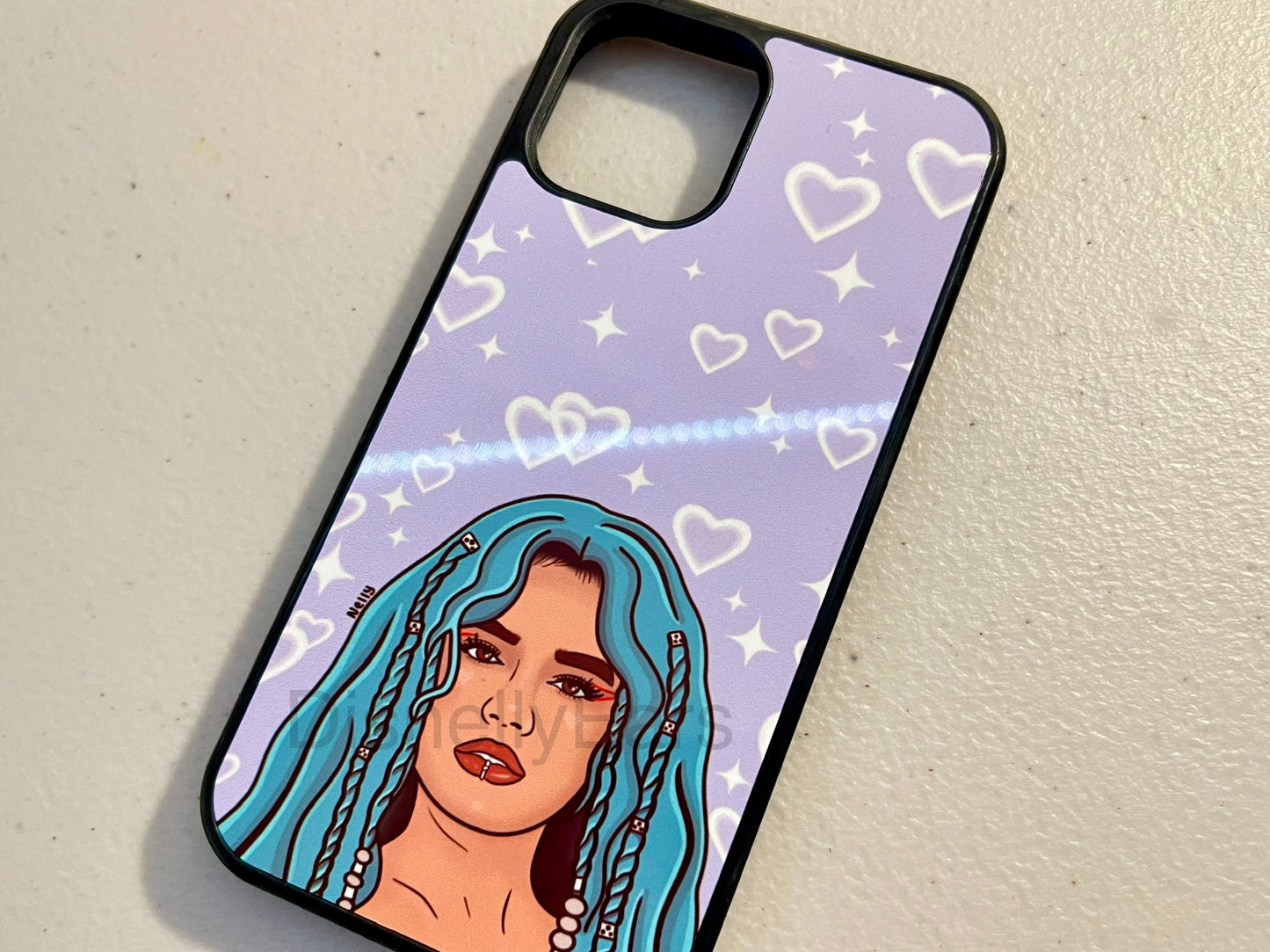 Karol G Heart 90's phone case