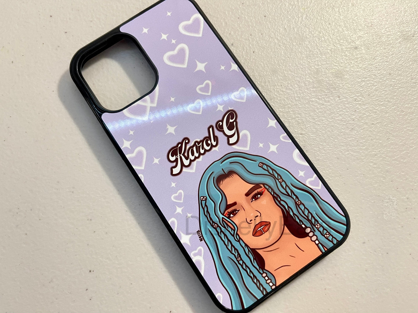 Karol G Heart 90's phone case