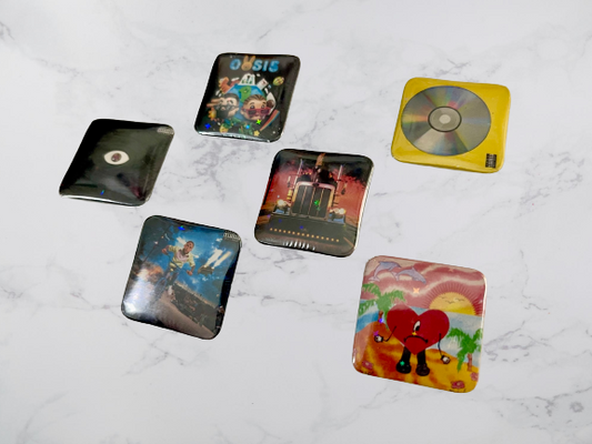 Bad Bunny Album Button Pins/Magnets