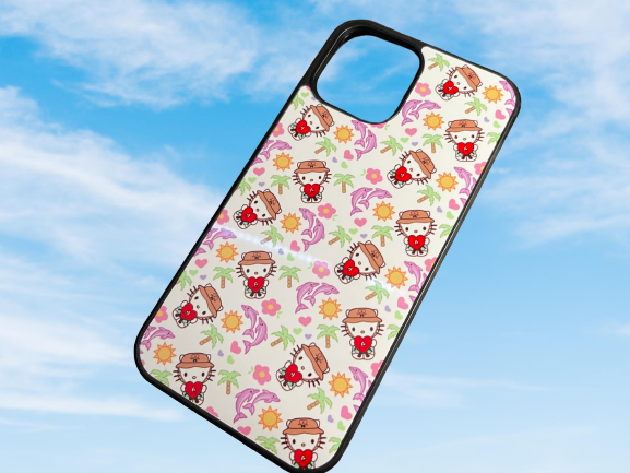 Sunny Patterned Bad Kitty Phone Cases