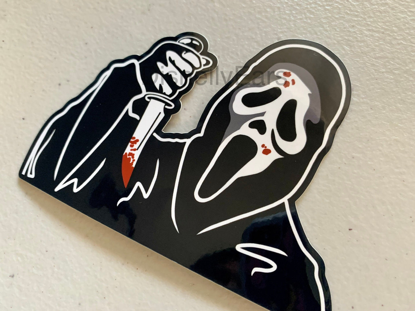 Scream Car Peeker Sticker