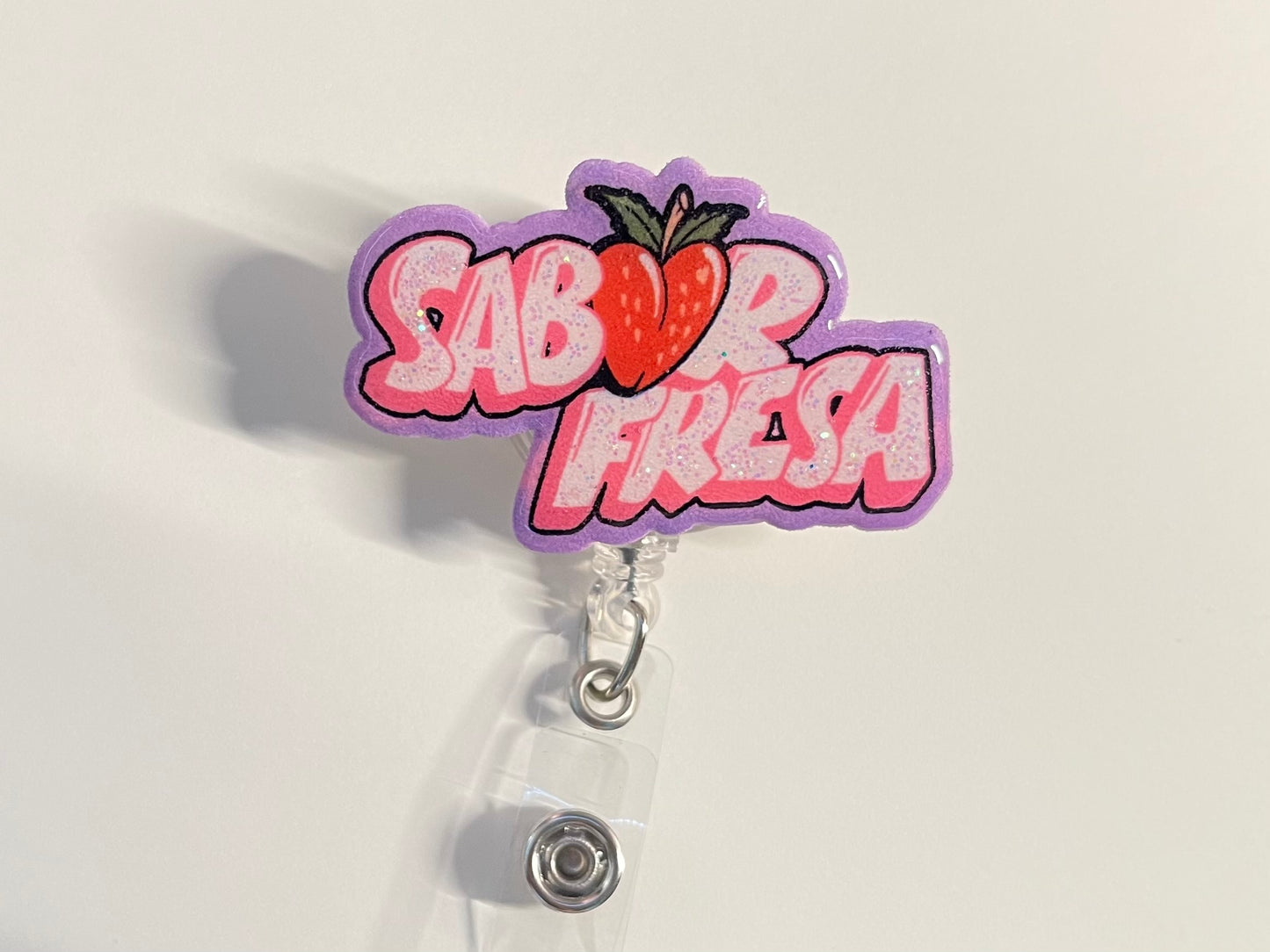 Sabor Fresa Badge Reel