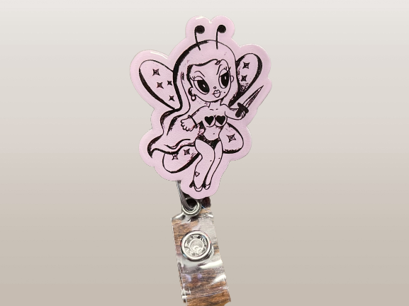 Fairy Karol G Badge Reel