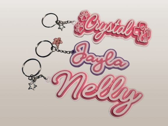Custom Name Keychain