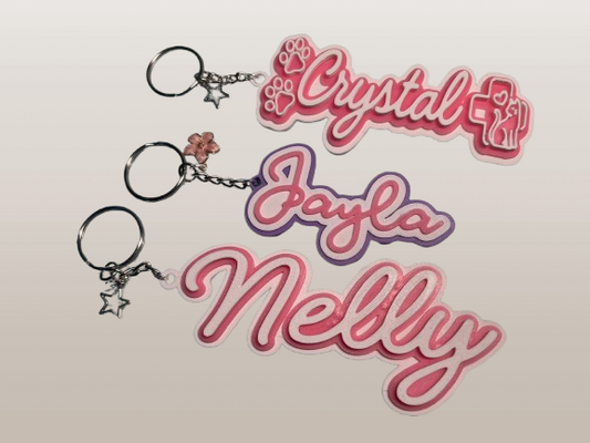Custom Name Keychain