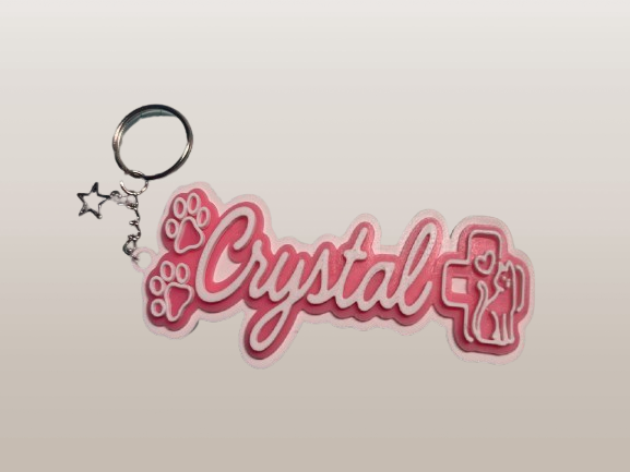 Custom Name Keychain