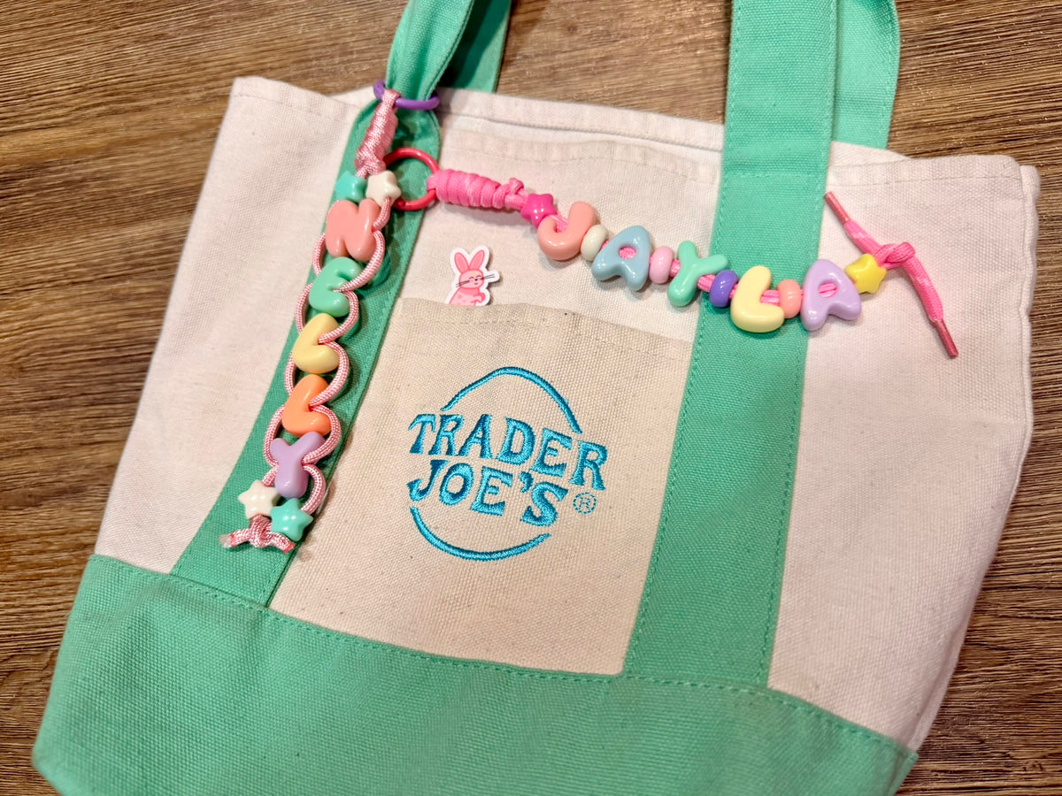 Custom Bubble Name Keychain