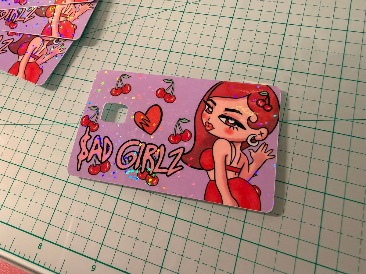 Sad Girlz Credit Card Sticker