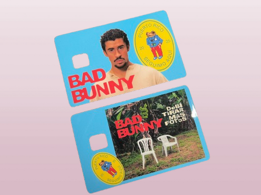 Bad Bunny Credit Card Sticker