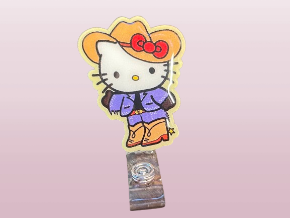 Nadie Bad Kitty Badge Reel