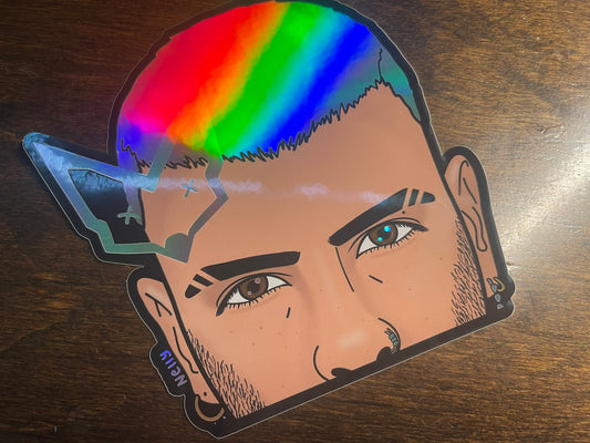 Holographic Rauw Car Decal