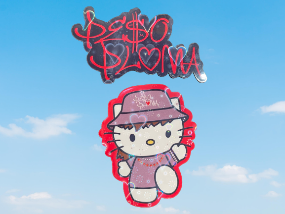 Peso Kitty Stickers