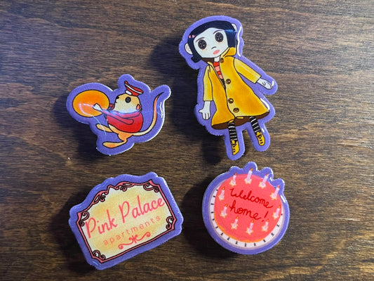 Coraline Croc Charms