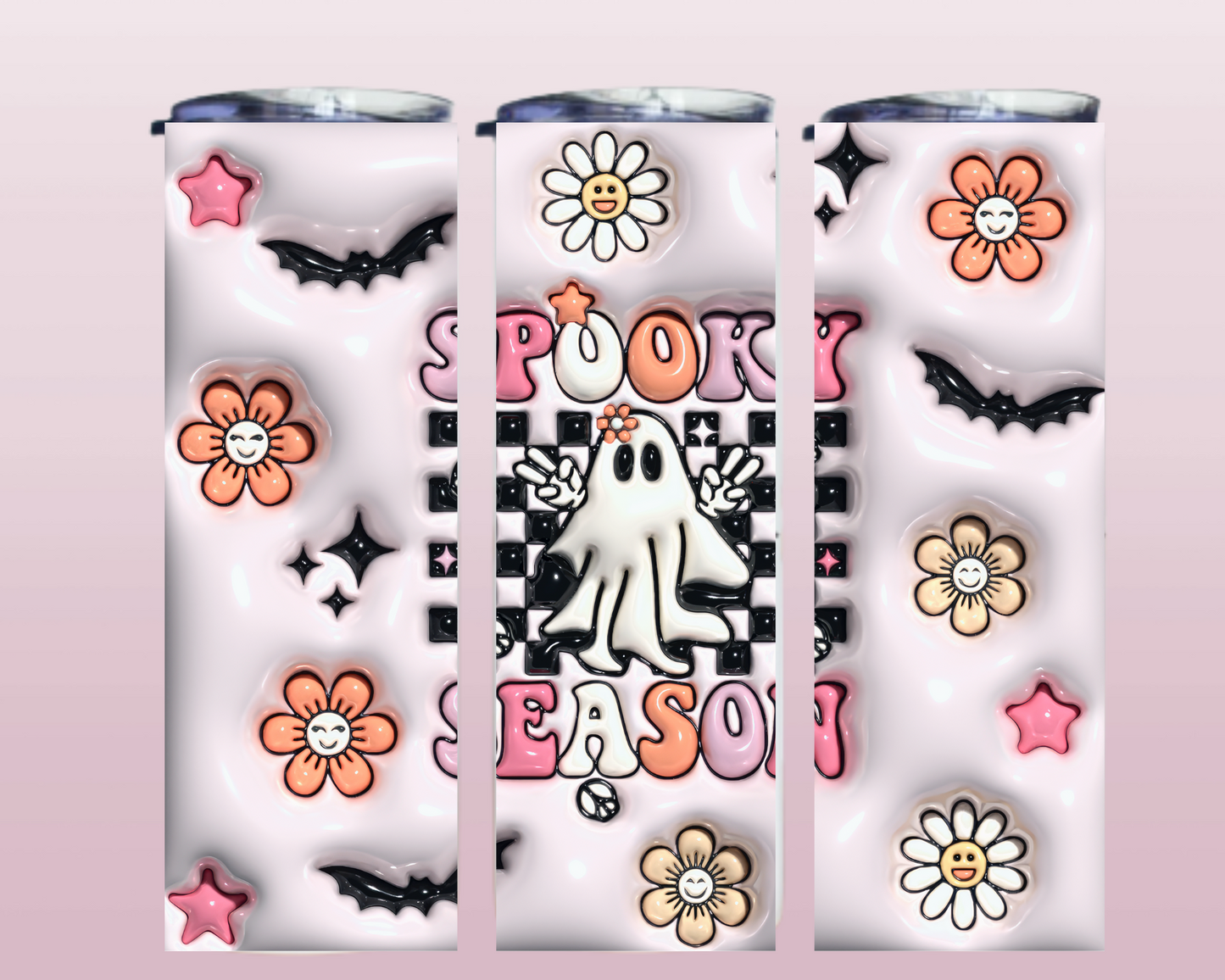 Spooky Season peace ghost 20oz Tumbler