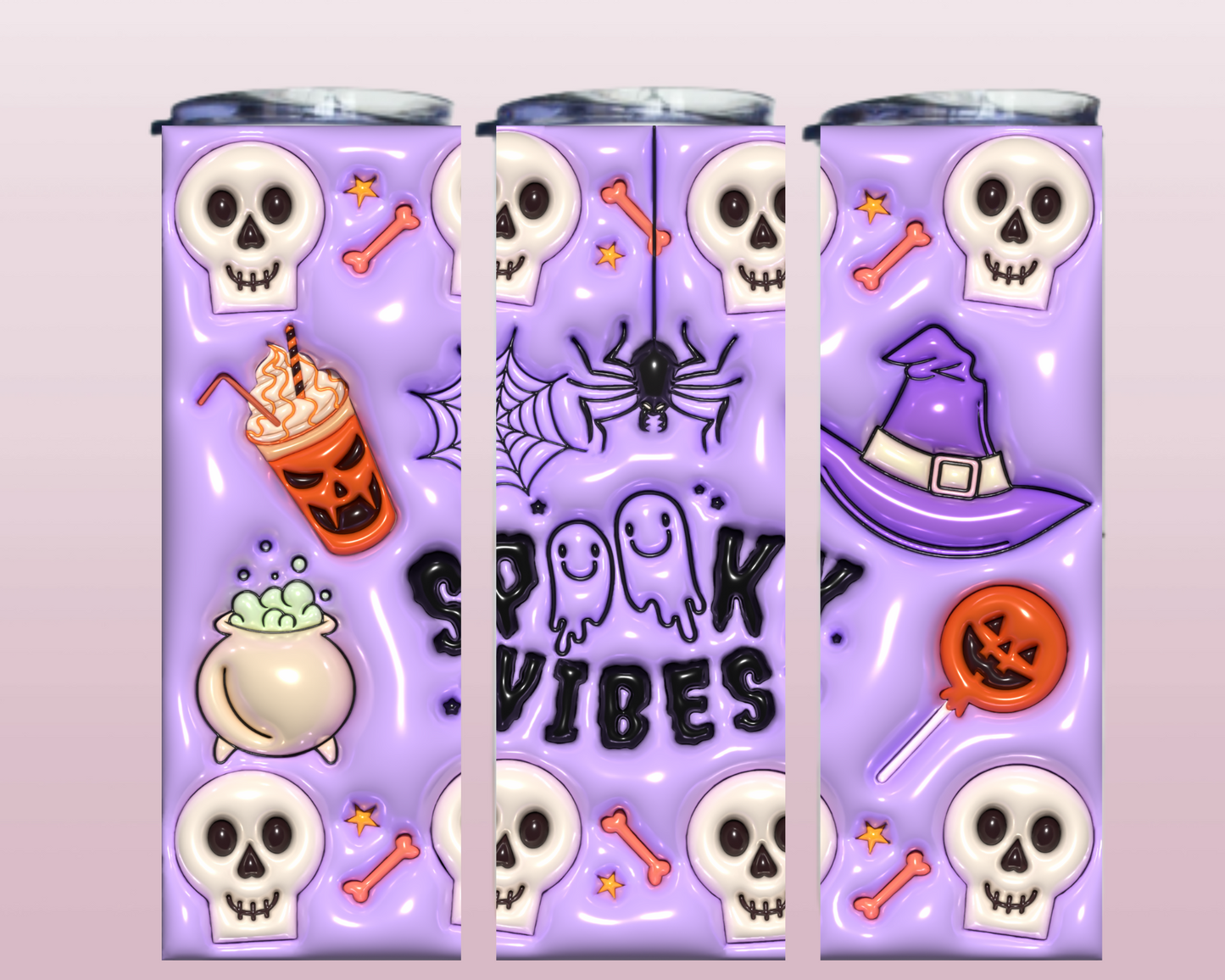 Purple Spooky Vibes 20oz Tumbler