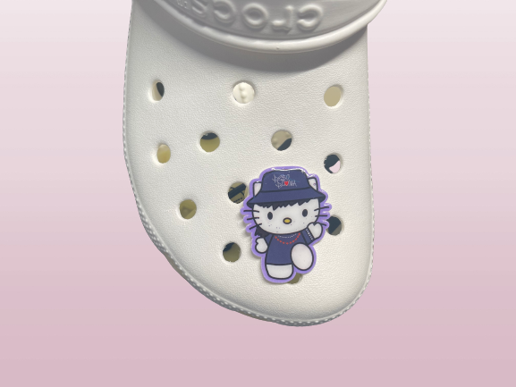 Genesis Peso Kitty Croc Charms