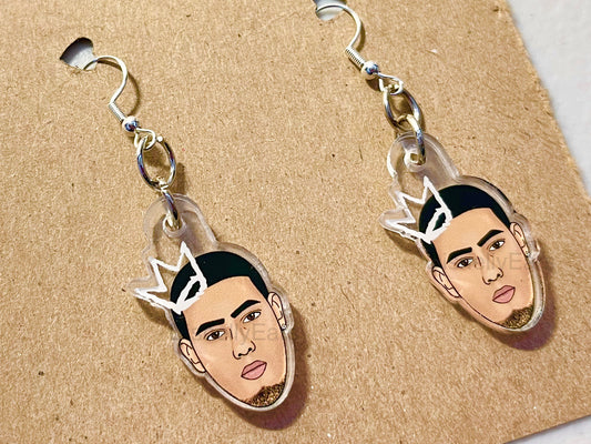 Myke Towers Acrylic earrings