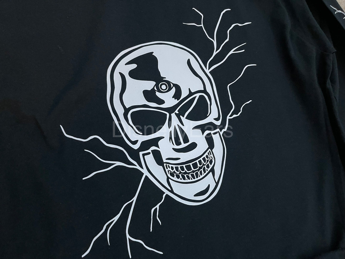 Skull Lightning Unisex Long Sleeves