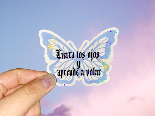 Holographic Butterfly Sticker