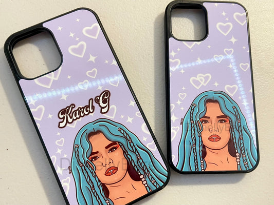 Karol G Heart 90's phone case