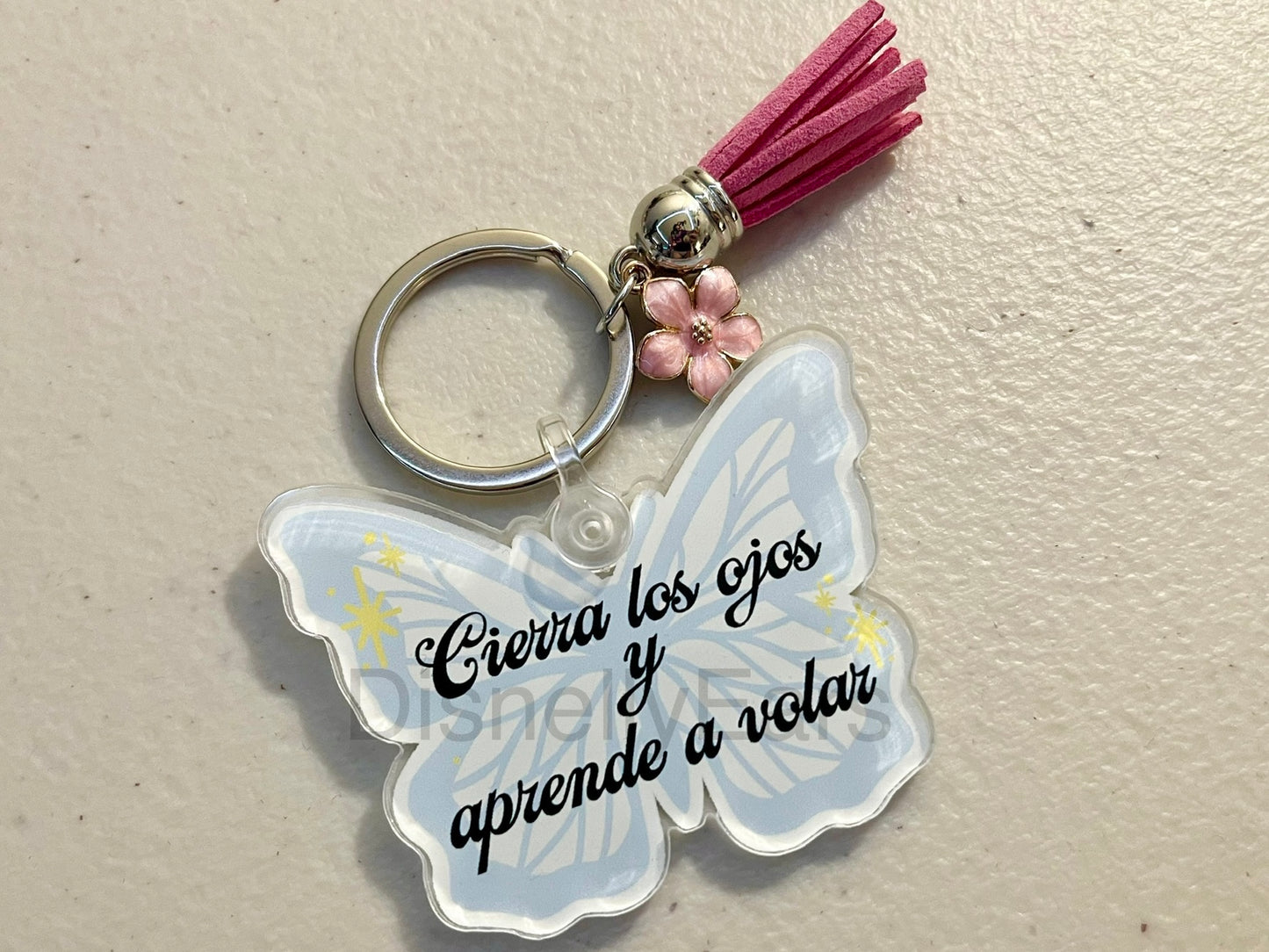 Butterfly Acrylic Bad Bunny Keychain