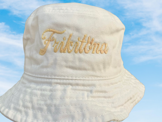 Frikitona Embroidered Bucket Hat