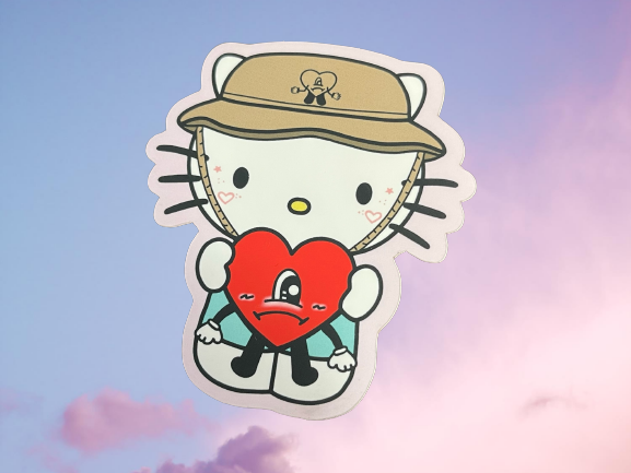 El Gatito Malo Waterproof Sticker