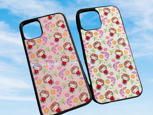 Sunny Patterned Bad Kitty Phone Cases