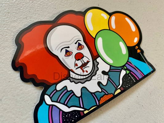 Scary Clown Car Decals